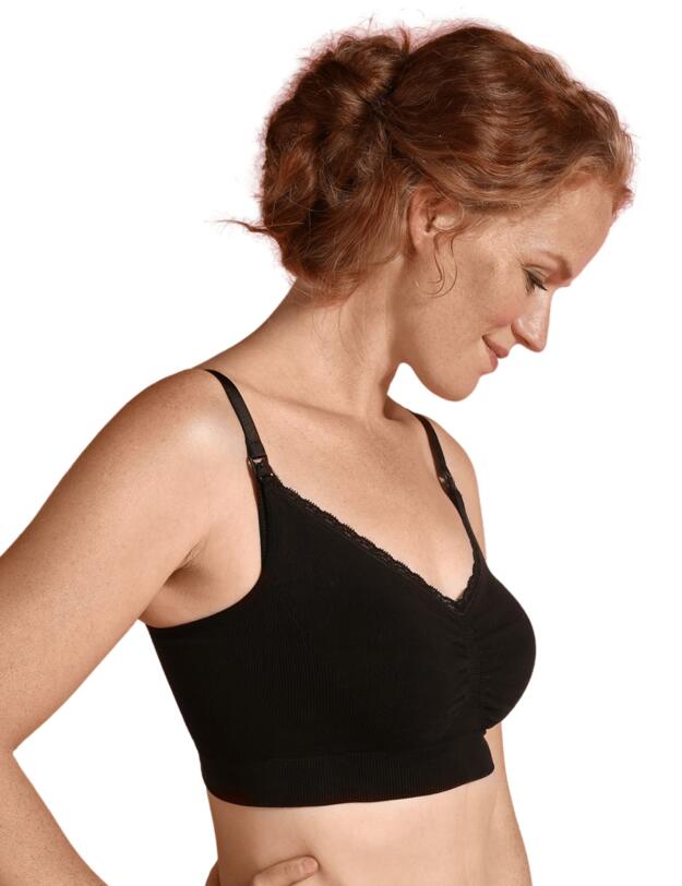  Carriwell Organic Maternity & Nursing Bra Black