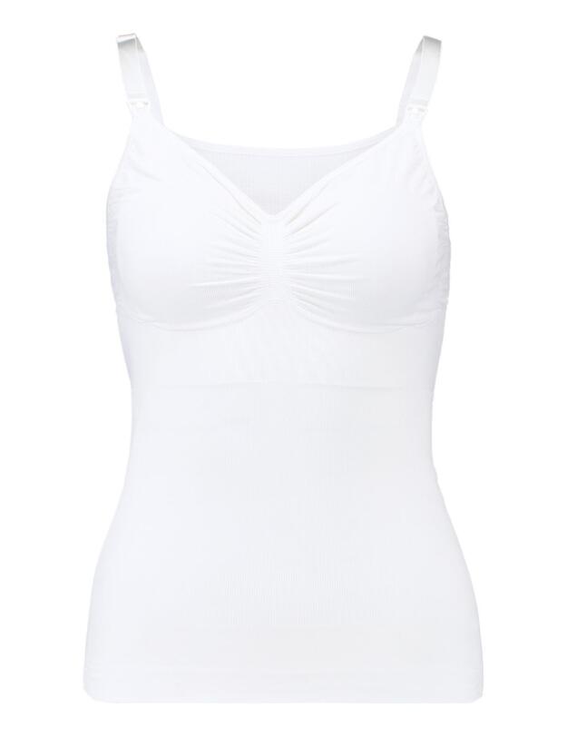 Carriwell Shaping Nursing Top White