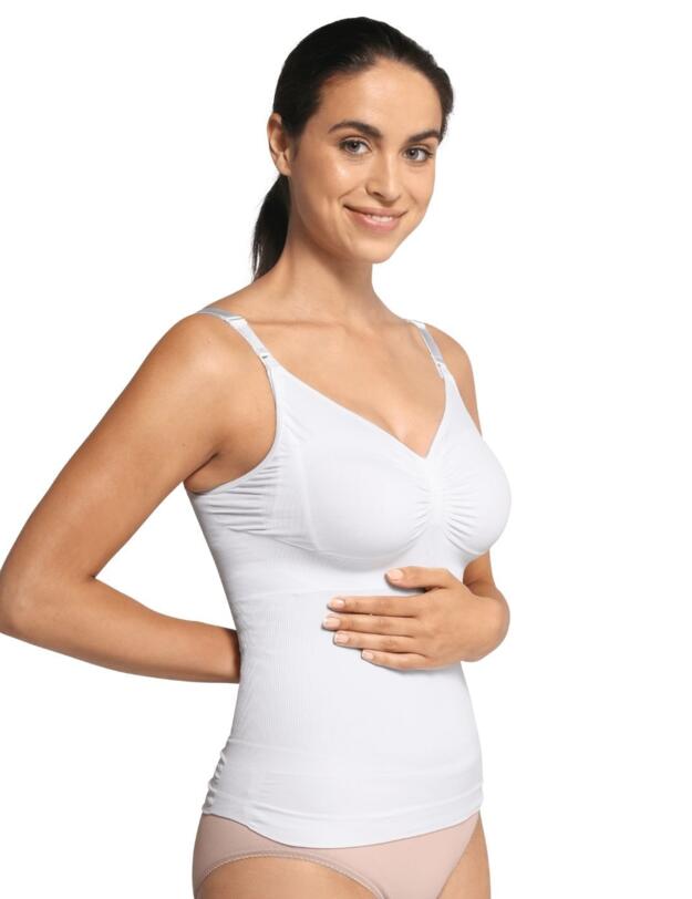 Carriwell Shaping Nursing Top White