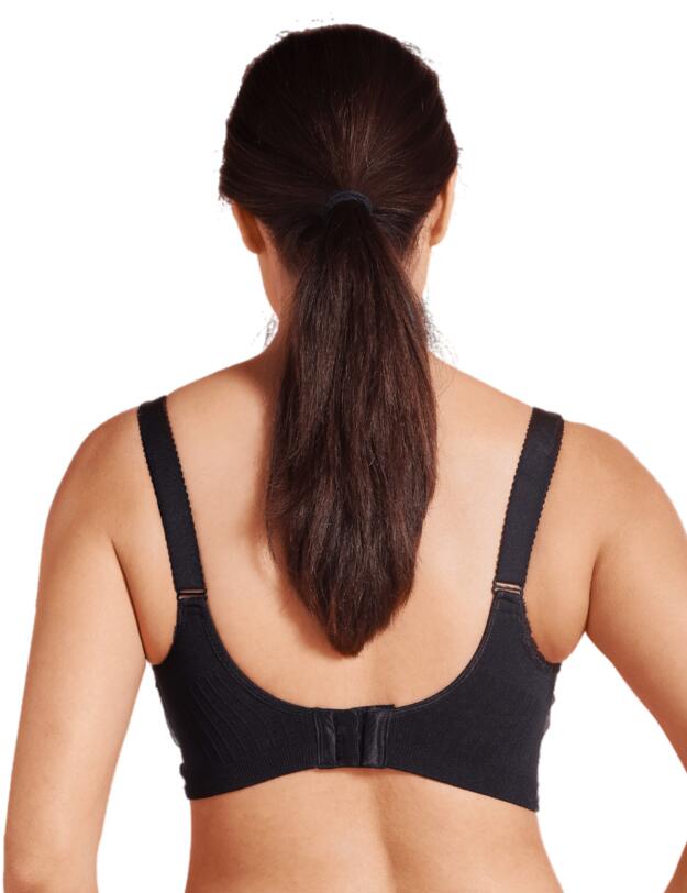 Carriwell Padded & Carri-Gel Nursing Bra Black