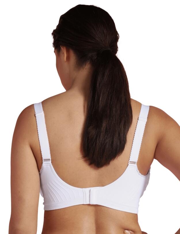Carriwell Padded & Carri-Gel Nursing Bra  White