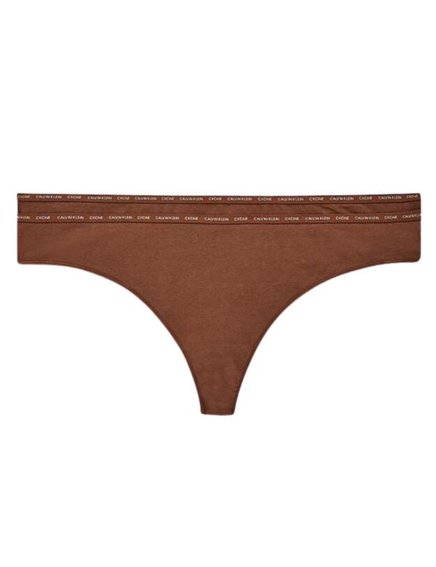 Calvin Klein CK One Cotton Plus Size Thongs (2PK) Spruce