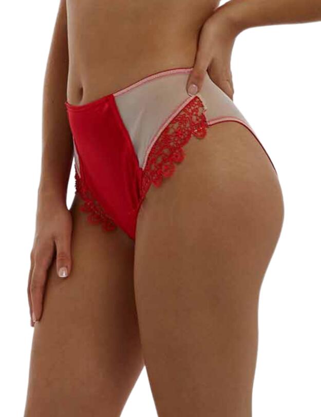 Playful Promises Anaise Highwaist Brief Red