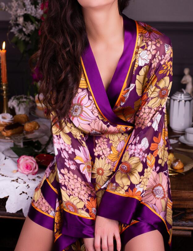 Marjolaine Niahm Negligee Dress Imprime Floral