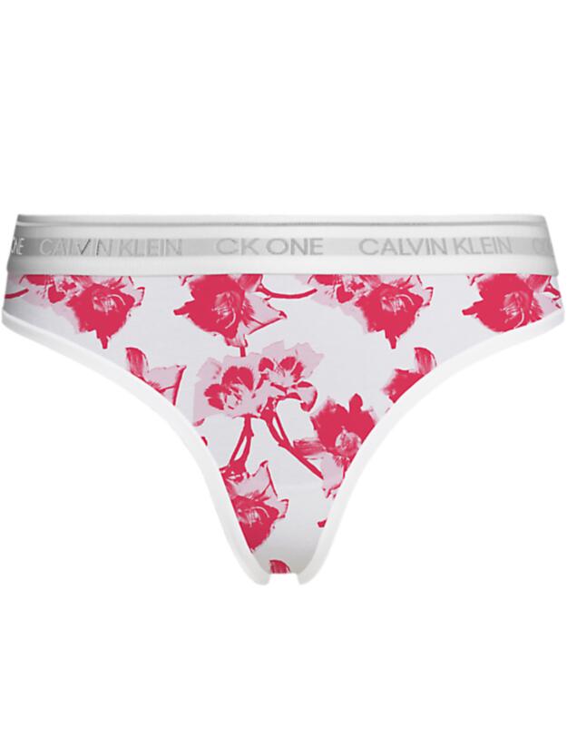 Calvin Klein CK One Cotton Plus Size Thong Strawberry Shake