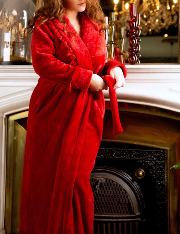  Marjolaine Neige Dressing Gown Robe Rubis