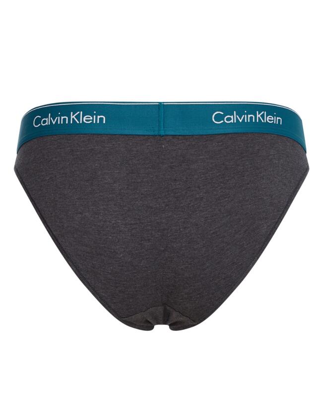 Calvin Klein Modern Cotton Brief Charcoal Heather-Topaz Gemstone