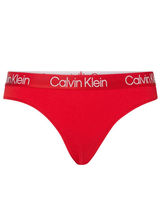  Calvin Klein Structure Cotton Bikini Plus Size Brief Rustic Red