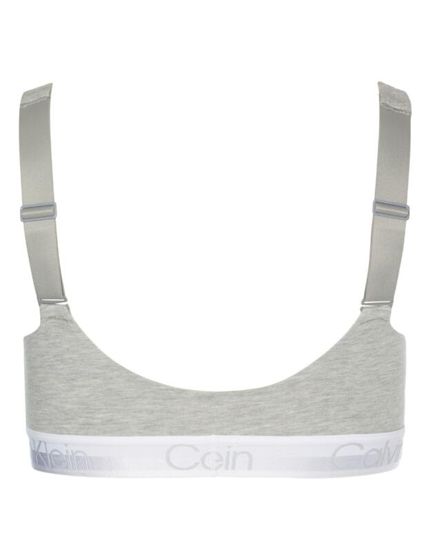 Calvin Klein Structure Cotton Underwired Bralette Grey Heather 