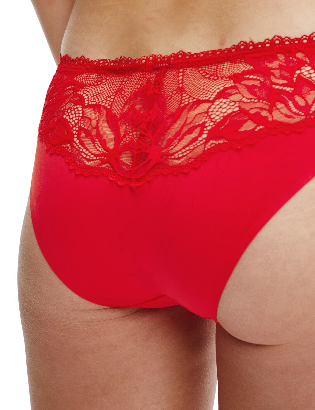 Calvin Klein Underwear Women's I Heart You Balconette, Rustic Red601/VEL,  32B at  Women's Clothing store