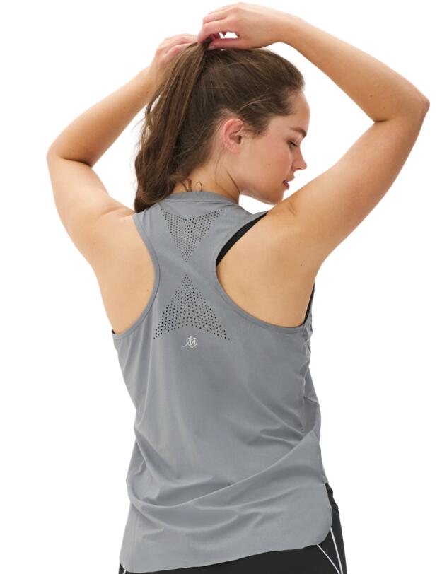 Pour Moi Energy Cut Out Vest Top Silver