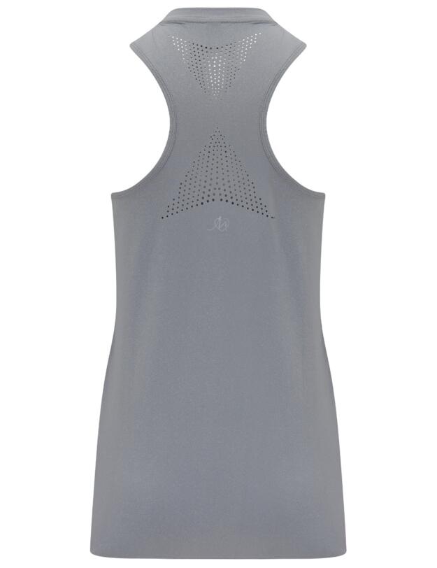 Pour Moi Energy Cut Out Vest Top Silver