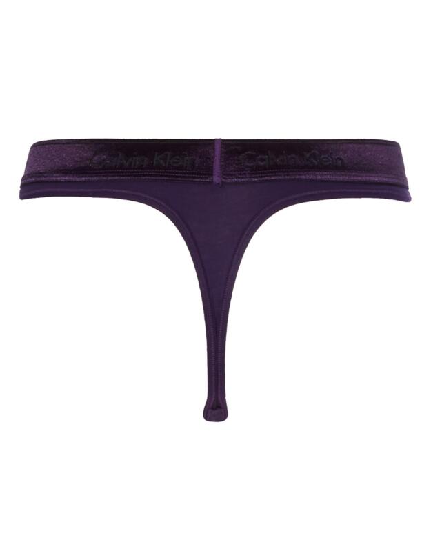 Calvin Klein Modern Cotton Metallic Thong Liberty Purple