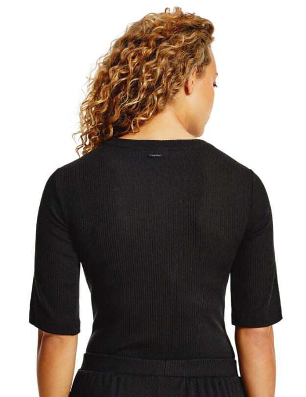000QS6750E Calvin Klein Ease Bodysuit  - 000QS6750E Black