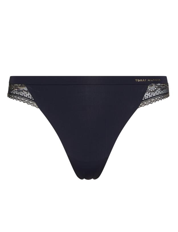 Tommy Hilfiger Lurex Lace Thong Dessert Sky 