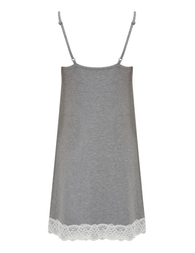  Pour Moi Sofa Loves Lace Secret Support Chemise Dove Grey/Ivory