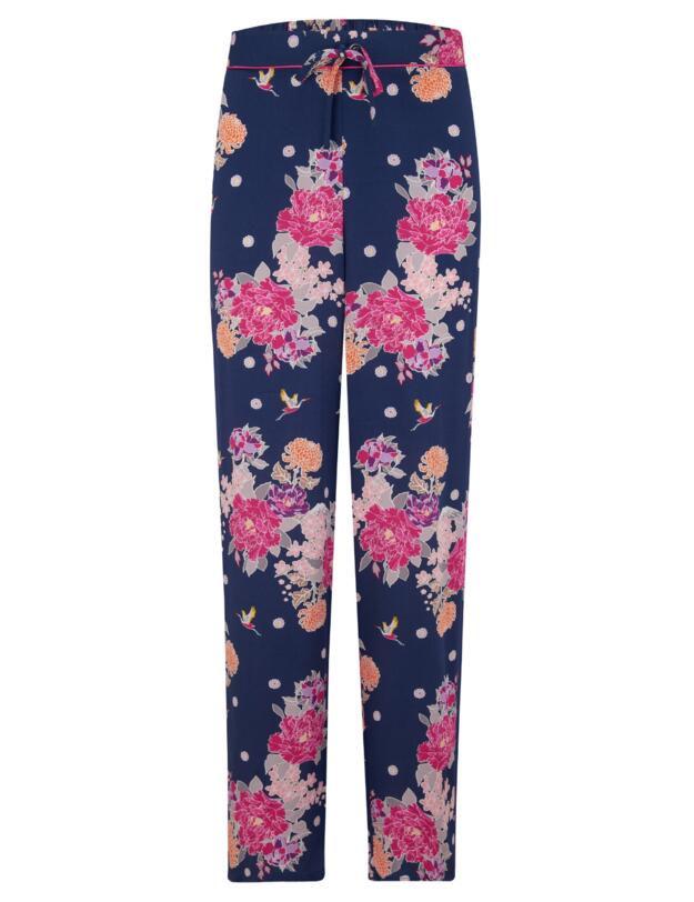 Pour Moi Luxe Woven Pyjama Set Kiku Navy