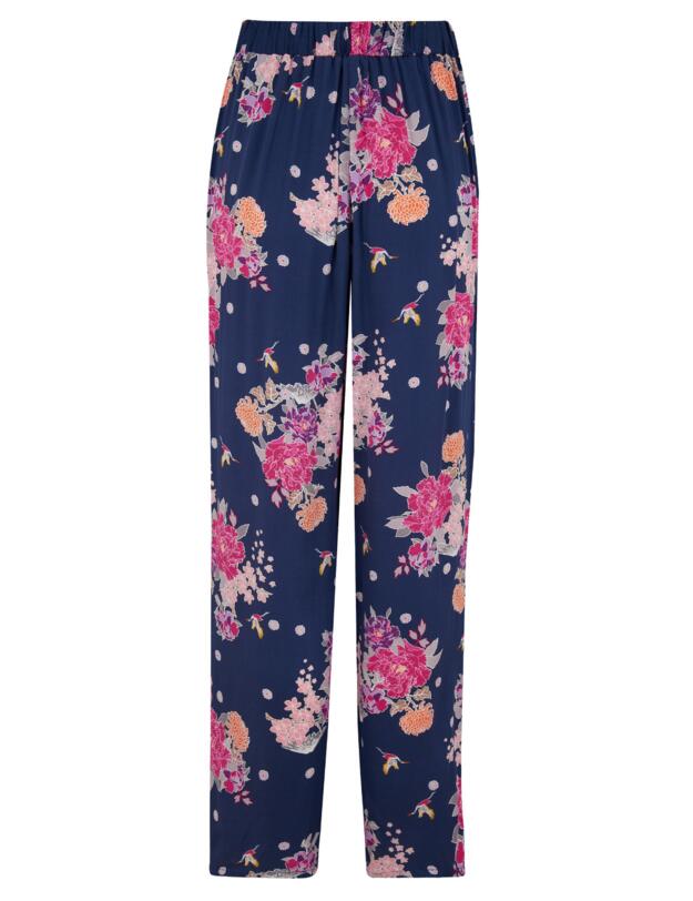 Pour Moi Luxe Woven Pyjama Set Kiku Navy