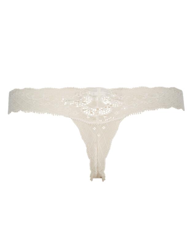 Tommy Hilfiger Tommy Prairie Lace Thong Ivory