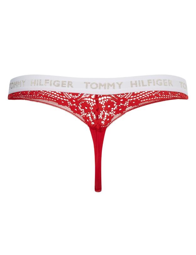 Tommy Hilfiger Tommy 85 Lace Thong Primary Red
