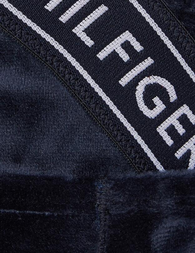 UW0UW03300 Tommy Hilfiger Authentic Velour X Bralette Velour  - UW0UW03300 Dessert Sky