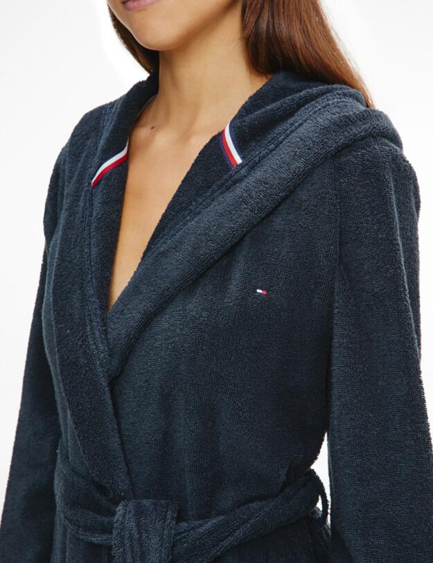 Tommy Hilfiger Tommy Original Hooded Bathrobe Desert Sky