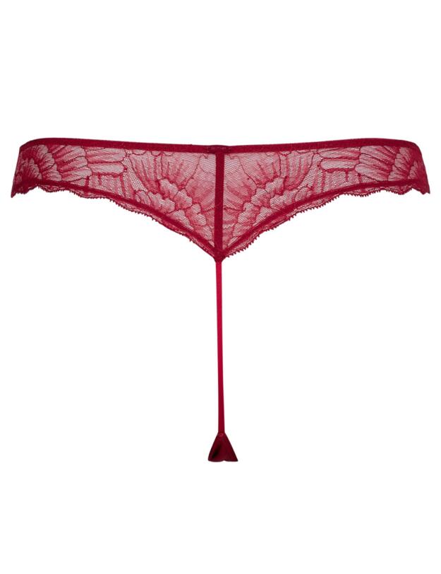Calvin Klein CK Black Camellia Thong Rebellious