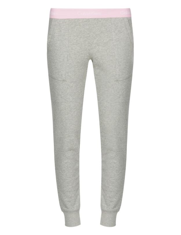 Calvin Klein Modern Cotton Jogger Grey Heather/Pale Orchid