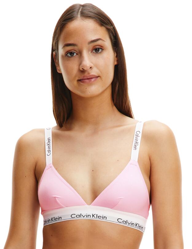 Calvin Klein Modern Cotton Unlined Bralette Pale Orchid