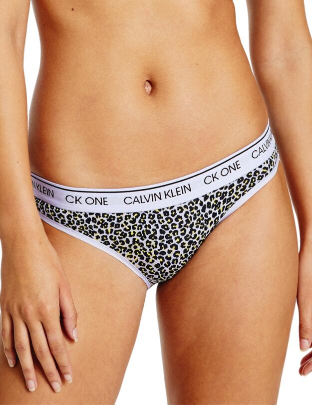 Calvin Klein CK One Cotton Brief Mini Cheetah Print/River