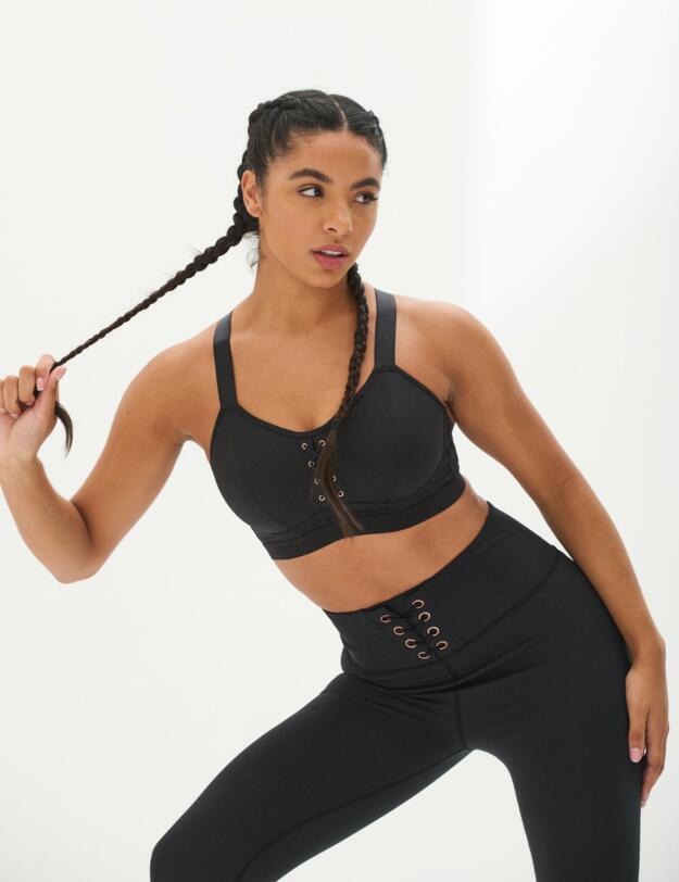 Pour Moi Energy Aspire Underwired Padded Sports Bra Black