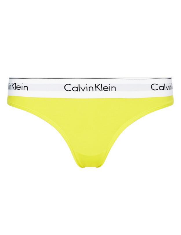 Calvin Klein Modern Cotton Thong Citrina