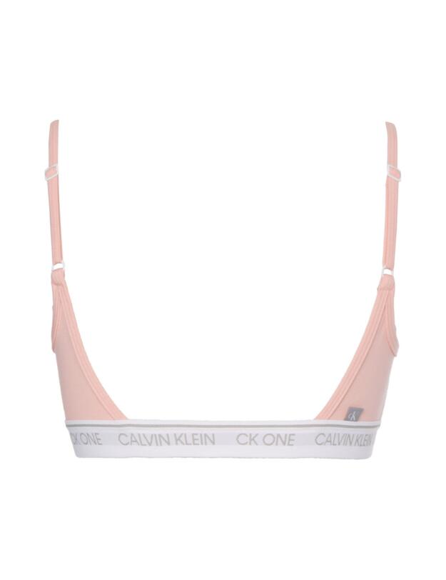Calvin Klein CK One Cotton Unlined String Bralette Countryside Pink