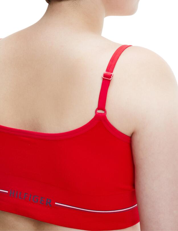 UW0UW02625 Tommy Hilfiger Curve Bralette Bra - UW0UW02625 Primary Red