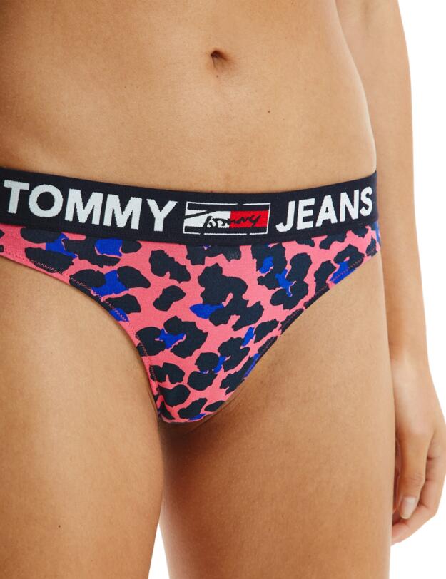 UW0UW02819 Tommy Hilfiger Tommy Jeans Thong - UW0UW02819 TJ Leopard