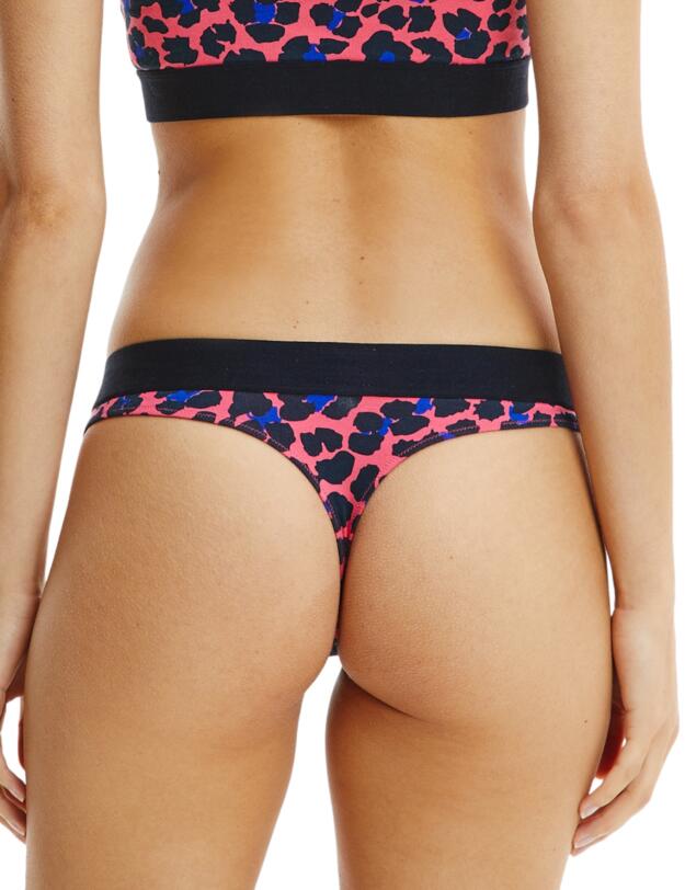 UW0UW02819 Tommy Hilfiger Tommy Jeans Thong - UW0UW02819 TJ Leopard