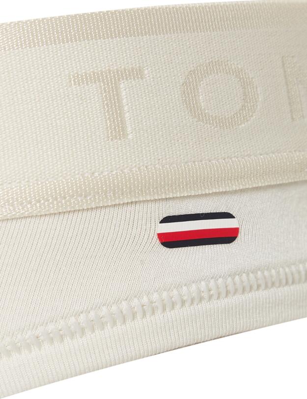 UW0UW03154 Tommy Hilfiger TH Seacell Thong  - UW0UW03154 Ivory 