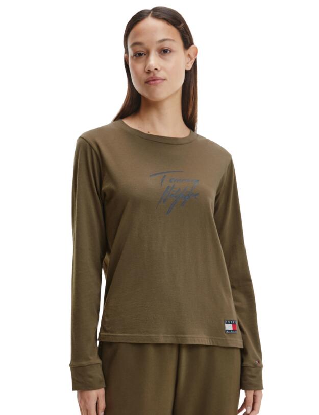 UW0UW03228 Tommy Hilfiger Tommy 85 T-Shirt - UW0UW03228 Army Green 