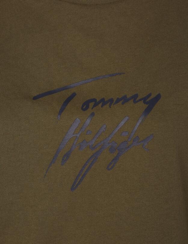 UW0UW03228 Tommy Hilfiger Tommy 85 T-Shirt - UW0UW03228 Army Green 