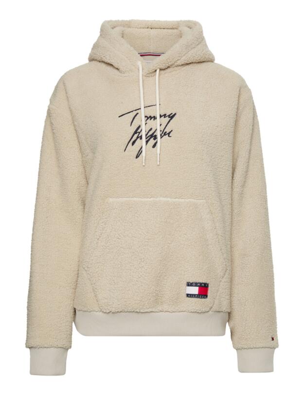 UW0UW03229 Tommy Hilfiger Tommy 85 Sherpa Hoodie - UW0UW03229 Casablanca