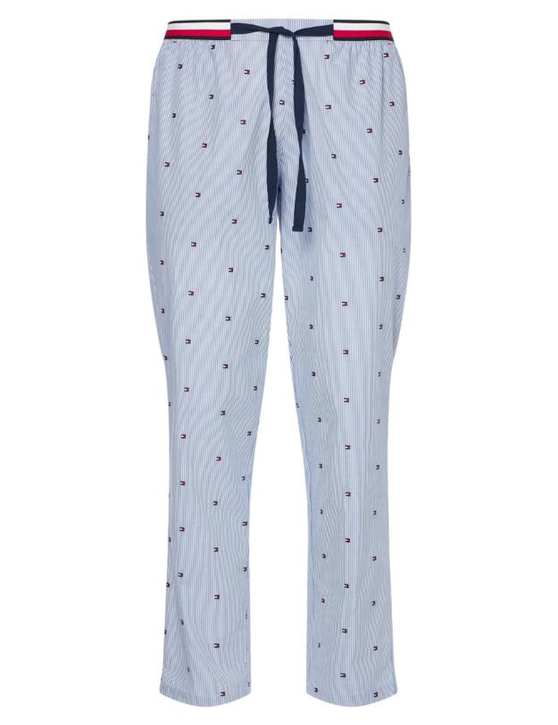 UW0UW02840 Tommy Hilfiger Modern Stripe Woven  Organic Cotton Trousers - UW0UW02840 Ithica Stripes 