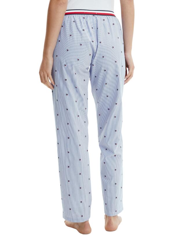 UW0UW02840 Tommy Hilfiger Modern Stripe Woven  Organic Cotton Trousers - UW0UW02840 Ithica Stripes 