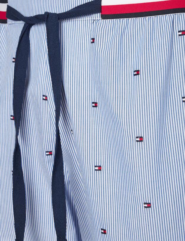 UW0UW02840 Tommy Hilfiger Modern Stripe Woven  Organic Cotton Trousers - UW0UW02840 Ithica Stripes 