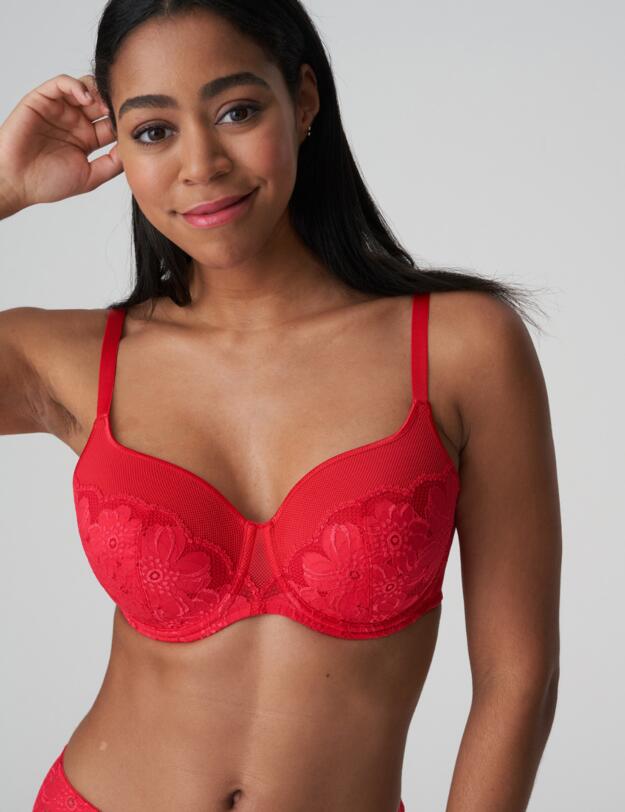 0242070 Prima Donna Twist Geneve Padded Bra - 0242070 Lipstick 