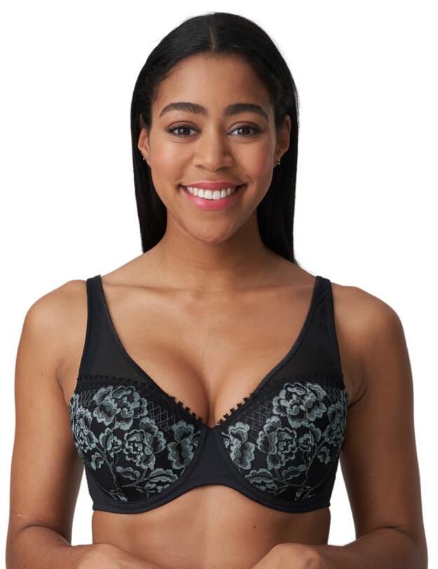 Prima Donna Twist Rose Sauvage Balcony Bra Black 