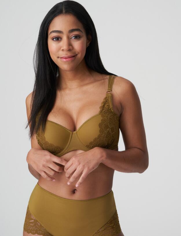 Prima Donna Twist First Night Balcony Bra Plant Green