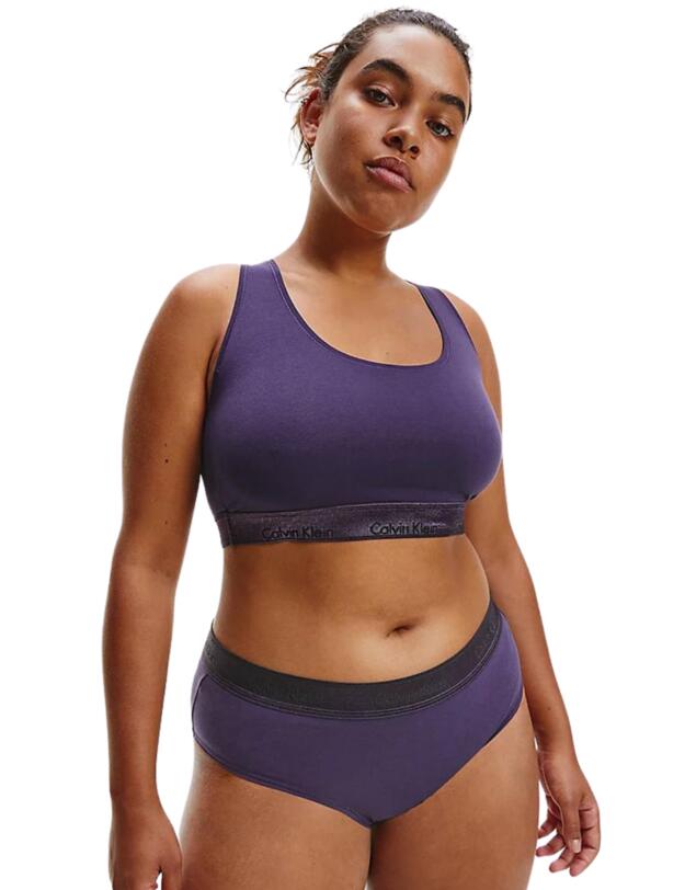 000QF6138E Calvin Klein Modern Cotton Metallic Liberty Purple -  000QF6138E Liberty Purple