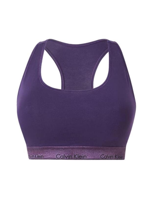 000QF6138E Calvin Klein Modern Cotton Metallic Liberty Purple -  000QF6138E Liberty Purple
