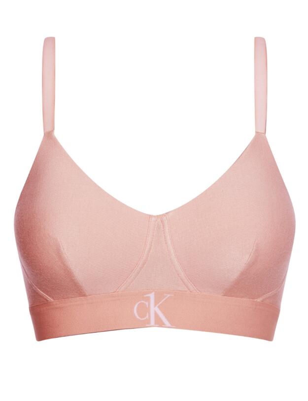  Calvin Klein CK One Plush Lined Bralette Barely Pink