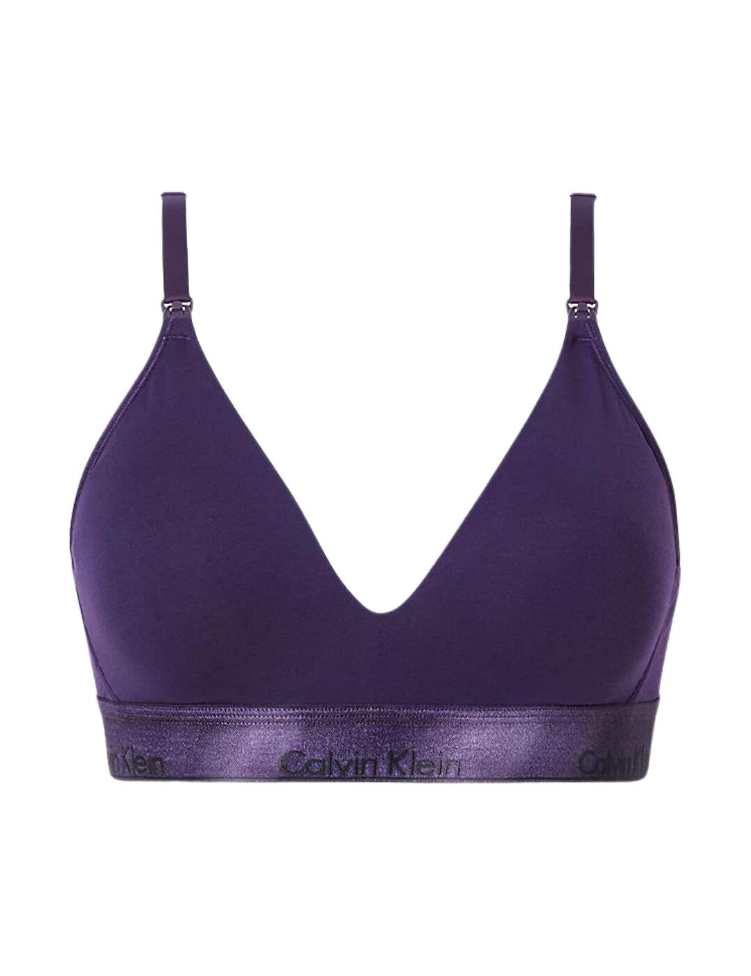 Calvin Klein Performance Medium support sports bra - amethyst/purple 